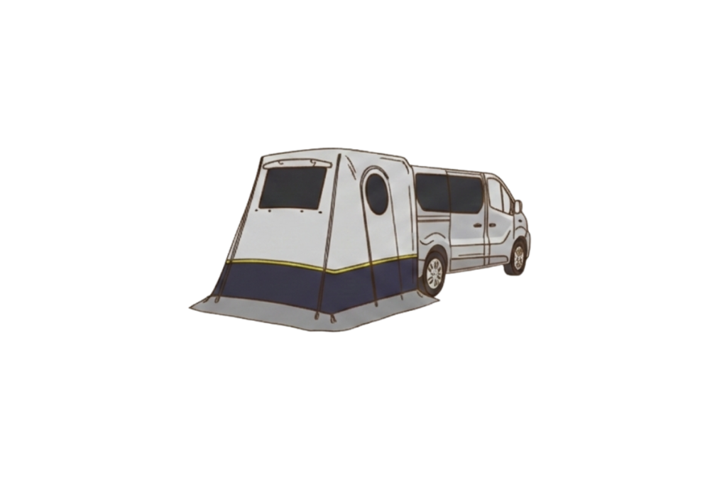 tenda posteriore auto